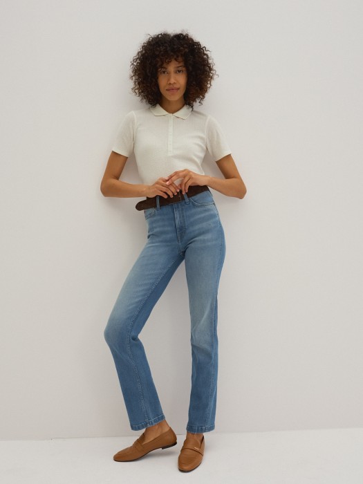 Dámske nohavice straight jeans WINONA 190